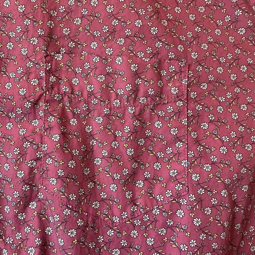 Kennington The Estate Shirt Button Down Polo Dark Pink preppy casual Men's Large - Picture 6 of 8